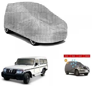 car-body-cover-check-print-mahindra-bolero-plus